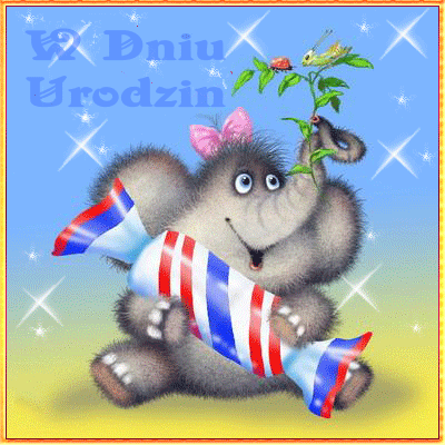 W dniu urodzin prezent od słonia